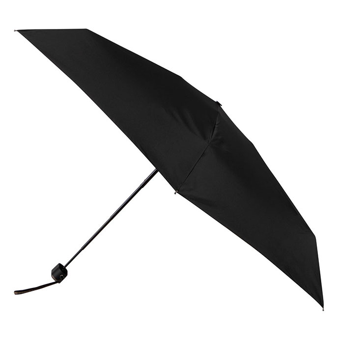 totes ECO-BRELLA® Miniflat Thin Black (5 Section)